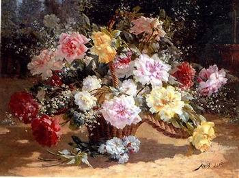 unknow artist Floral, beautiful classical still life of flowers.070 Germany oil painting art